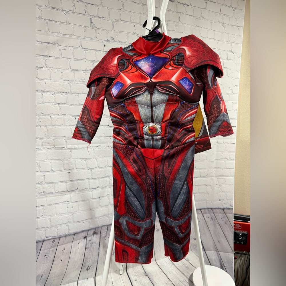 Red Ranger Power Ranger Halloween Costume - Picture 3 of 4